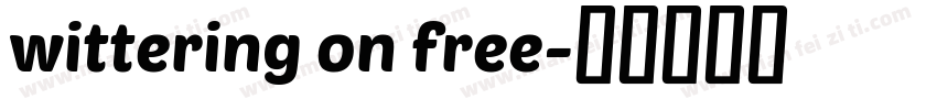 wittering on free字体转换